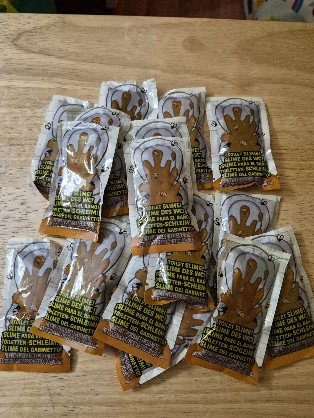 LOT OF 17 Zuru Mega Gross Minis Series 2 Toilet Slime Packets Bulk